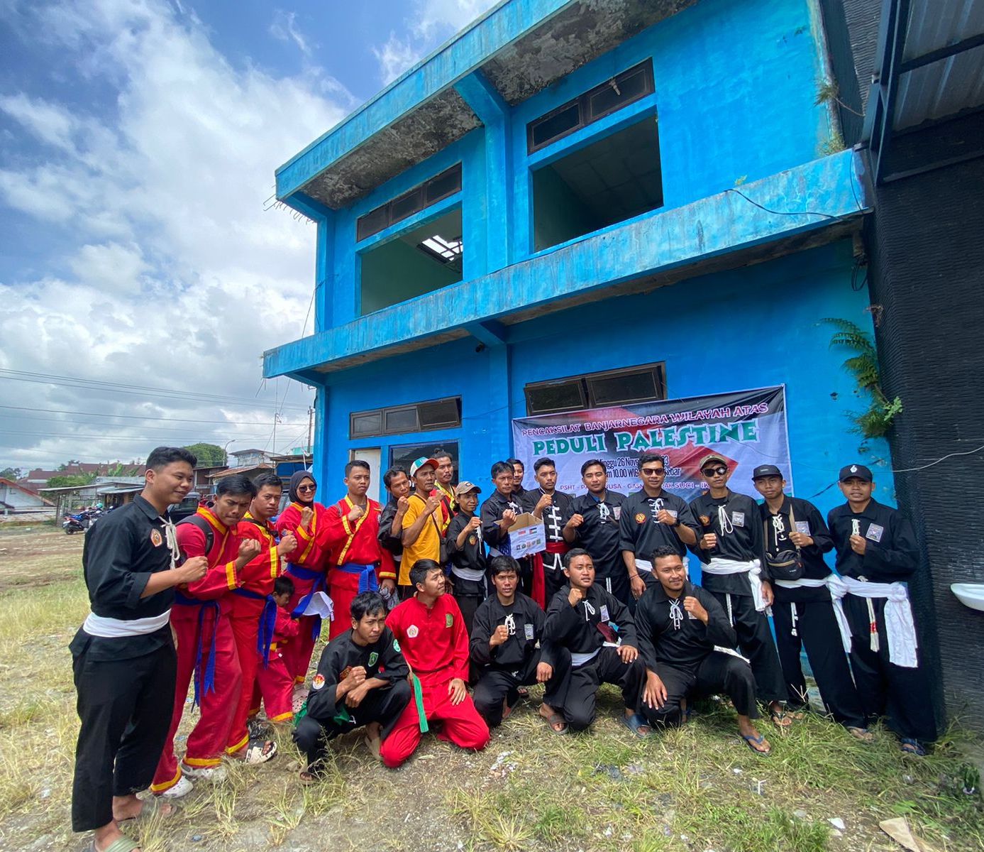 LIMA PERGURUAN BERSATU DI KARANGKOBAR  MENYERU DUKUNGAN UNTUK PALESTINA