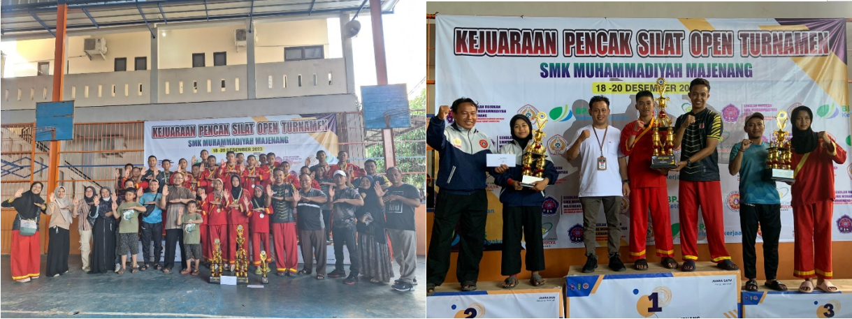 Tim Padepokan Tapak Suci Wanadadi mendulang Juara Umum I dan III